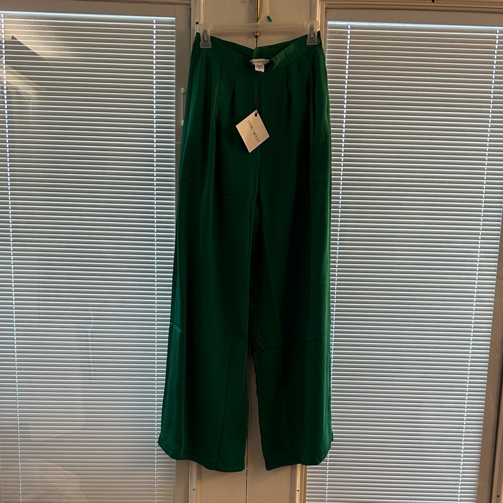 Ring Emerald Wide Leg Women's Pants